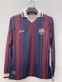 【完売品】FCバルセロナ　125周年記念　レトロシャツ　タグ付き FCバルセロナ 125周年限定 レトロシャツ