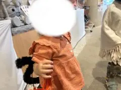 futafuta オレンジ色 長袖シャツ 80