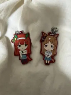 ウマ娘 プリティーダービー ラバーキーホルダー 2個セット