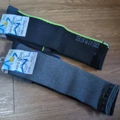 お得‼️キッズ靴下 ハイソックス4足セット 黒 グレー ストライプ