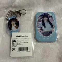 =LOVE DMMスクラッチ 音嶋莉沙 リボンアクキー 缶バッジ