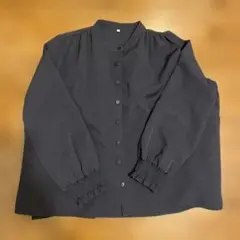 ネイビー長袖シャツ Mサイズ