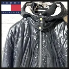 【希少商品】トミーヒルフィガー　ダウンジャケット　刺繍ロゴ　A942