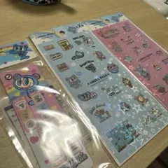 ANGELBLUE キラキラシール＆スライドタイプ　シールセット