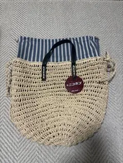 nikoand...｜かごバッグ｜ベージュ｜内袋付き