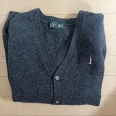 East Boy グレー Vネックカーディガン