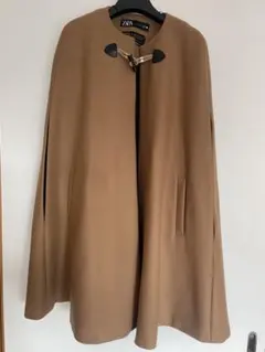【極美品】ZARA ザラ　マンテコ　ケープ　ポンチョ