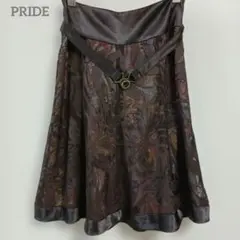 PRIDE　プライド　フレアスカート　透かしレースのサムネイル