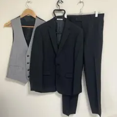 AOKI LES MUSE レスミュー 3P ブラックスーツ AB4 礼服