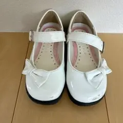 ホワイトリボン付きフォーマルシューズ 15.5㎝〜16.0