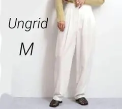 【訳あり特価】アングリッド　ハイウエストルーズテーパードパンツ　M