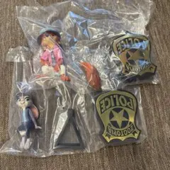 ディズニー　プライズ　ズートピア2 フィギュア　ニック　ジュディ