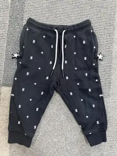 BURBERRY 星柄 黒パンツ 2Y 92cm