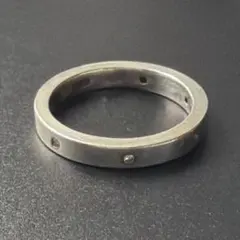 ete エテ　ダイヤモンドシルバーリング925 7号