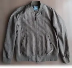 ナノユニバースフェイクスウェードリブブルゾン