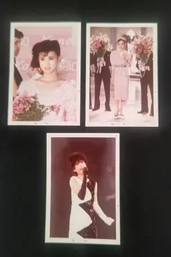 松田聖子 生写真 3枚セット 120㎜×82㎜