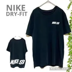 【NIKE SB ナイキ】半袖　Tシャツ　黒　ブラック　ロゴ　バックプリント