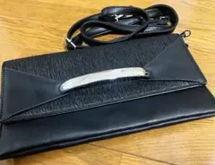 パーティーバッグ　クラッチバッグ　持ち手シルバー　パーティ　結婚式