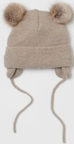 【新品】【H&M】フリースラインドキャップ　60/70