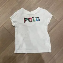 Polo 刺繍Tシャツ ホワイト 80cmのサムネイル