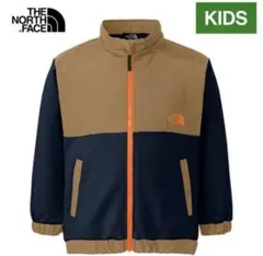 ノースフェイス デナリスウェットジャケット100 アーバンネイビー×ブラウン