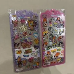 サンリオキャラクターズ　パワパフ　ドロップジェリーシール　日焼け