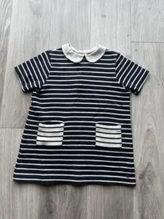 ひ*み様 PETIT BATEAU 半袖ワンピース 3ans 95㎝