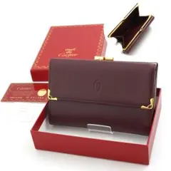 Cartier 長財布 ボルドー CRL3061530 - メルカリ