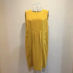 AG by aquagirl イエロー ノースリーブワンピース
