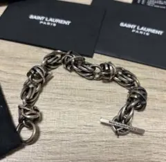 激レアSaint Laurent モノグラムリンクチェーンブレスレット SAINT LAURENT チェーンブレスレット - メルカリ