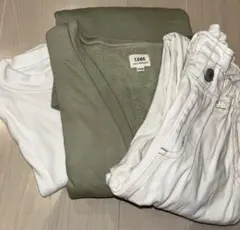 110 Tシャツ・裏起毛ワンピース・パンツセット