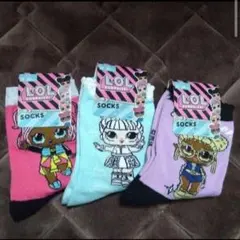 ☆L.O.L. SURPRISE 靴下 3足セット☆ 15〜20