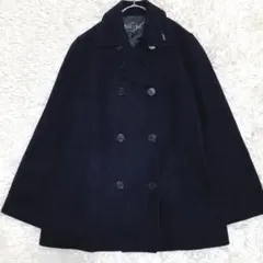 【美品✨】イーストボーイ ピーコート 女神刺繍 チャコールグレー 11号