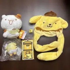 ポムポムプリン　ギミック帽子　チームプリンみんなでお散歩でちゅ！　いろいろセット