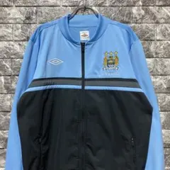 希少 UMBRO x MANCHESTER CITY ジャージ ジャケット 水色