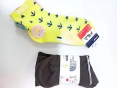新品 ノースフェイス2足＋FILA3足 レディース3足含む5足