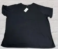 【Nさま専用】大きいサイズ 10L 未使用 半袖Tシャツ 黒Vネック 綿100%のサムネイル