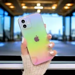 iPhone14Pro ケース スマホケース お洒落 虹色 インスタ映え