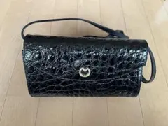 ほぼ未使用品mila schon ミラショーン 本革 レザー ハンドバッグ 焦茶 