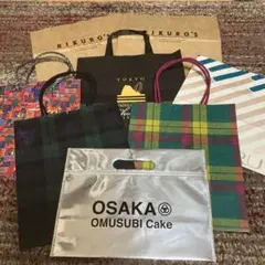 ショップ袋　ショッパー　ショップバッグ　まとめ売り　8枚のサムネイル