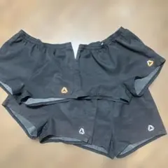 SUZUKIラグビーパンツ 4着セット 黒 S