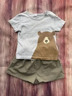 無印良品　半袖Tシャツ　ショートパンツ　セット