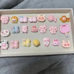 ブタちゃんシリーデコレーションパーツ 21個以上