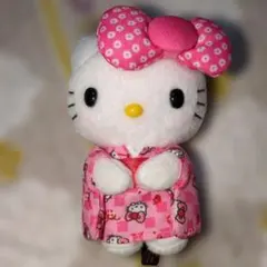 ハローキティ 着物風ぬいぐるみ