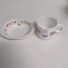 ミッフィー 子ども用プレートとカップセット