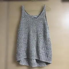 BAYFLOW ニットベスト グレー系 Vネック