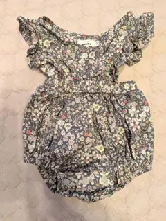 PAIR MANON◯花柄フリルロンパース◯ 70