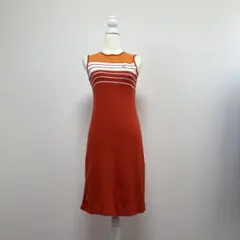 LACOSTE ボーダー　ノースリーブ　ワンピース