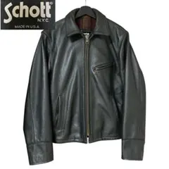 90s schott ショット 681 ライダース トラッカージャケット36 黒のサムネイル