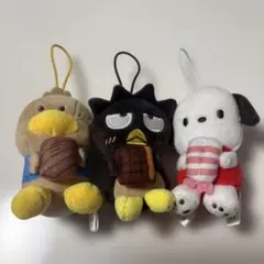 ペックル　ばつ丸　ポチャッコ　スシロー　ぬいぐるみ